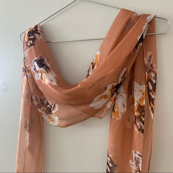| vince camuto • southern belle floral silk scarf | - Picture 3 of 10